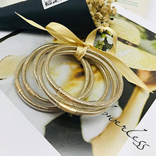 Load image into Gallery viewer, SL-064 Women's Glitter Filled Silicone Bracelet 5 Packs x 26 packs - NEW - SMALL LOT