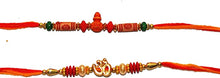 Load image into Gallery viewer, SL-040 Set of 2 Rakhi Bracelets x 25 packs - NEW - SMALL LOT
