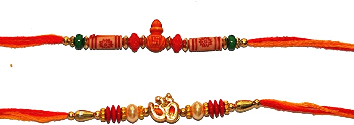 SL-040 Set of 2 Rakhi Bracelets x 25 packs - NEW - SMALL LOT