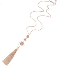 Load image into Gallery viewer, SL-051 Women&#39;s Long Tassel Pendant Necklaces x 12 pcs - NEW - SMALL LOT
